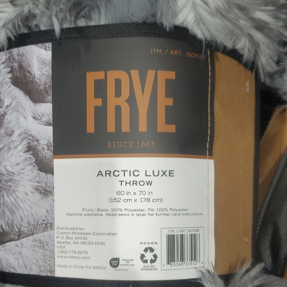 FRYE Women Jeans - Gray Cozy Arctic Luxe Throw Accent